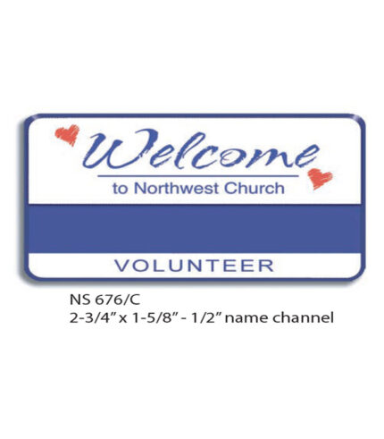Classic Name Badges by Stoffel™ NS-676C